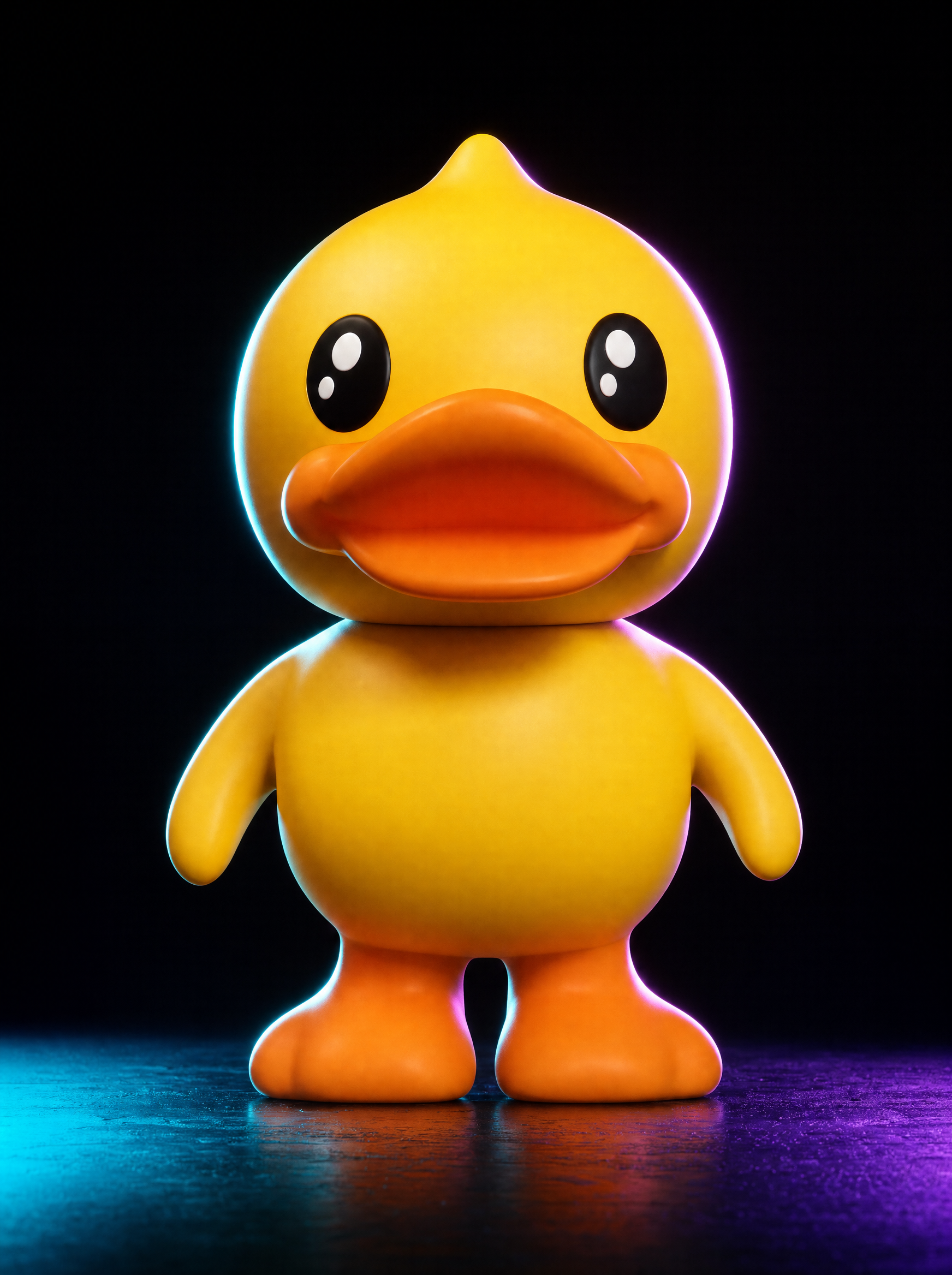 B.Duck portrait